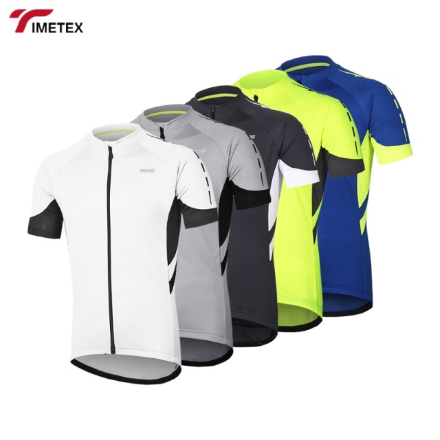 Custom Outdoor Cycling Shirt Jersey Quick-Drying Breathable Cycling Uniform Short-Sleeved Top Cycling Wear With Full Zipper