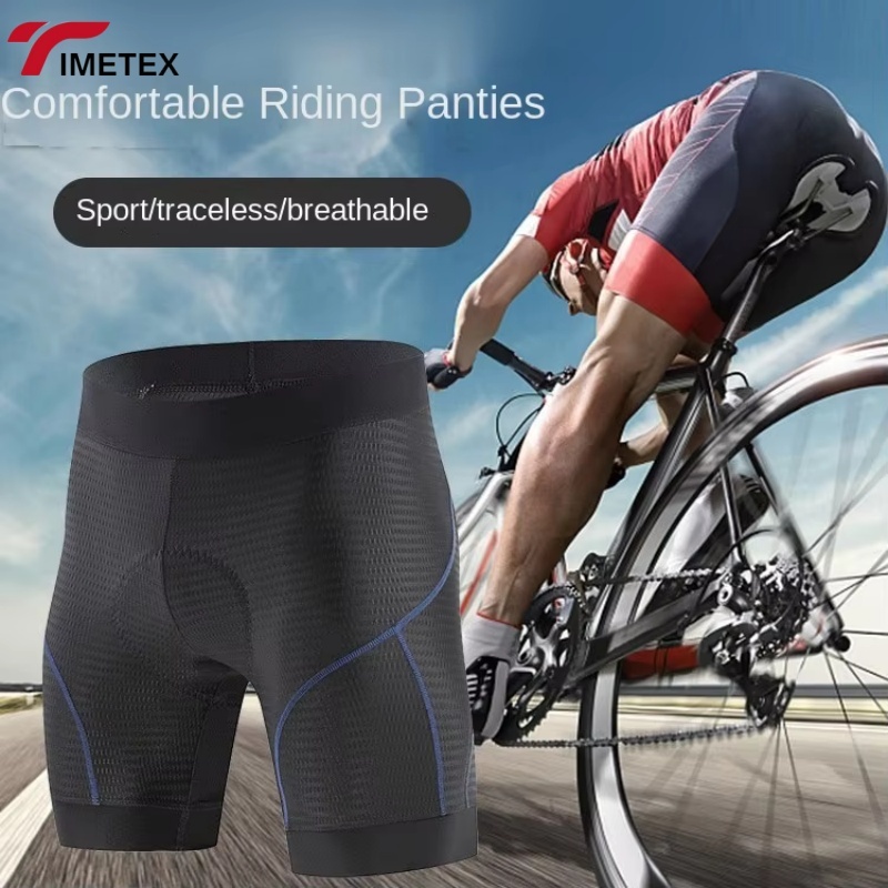 TIMETEX Men's Casual Cycling Shorts with High Compression Padded Bike Underwear Custom Logo Breathable Sportswear