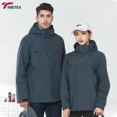 Men's Women's Waterproof Fleece Lining Winter Sports Jacket Breathable Climbing Skiing Removable Outer Layer Clinically Clothing