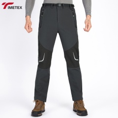 TIMETEX Casual Winter Outdoor Poly/Cotton Soft Shell Long Pants Winter Casual Thick Fleece Lining Matching Color with Soft Shell