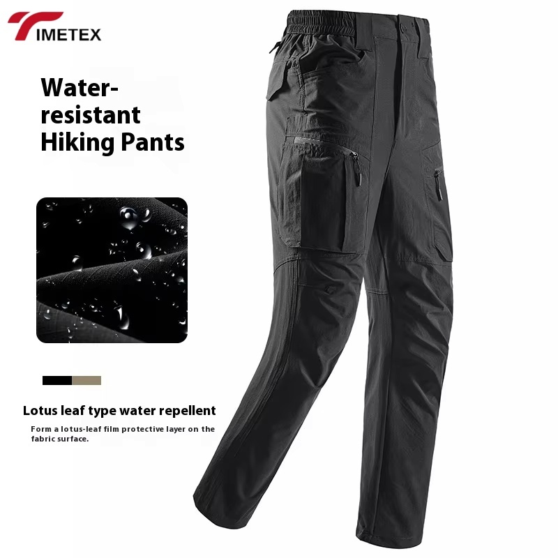 TIMETEX Lightweight Outdoor Hiking Trekking Tactical Pants Plus Size Men Waterproof Breathable