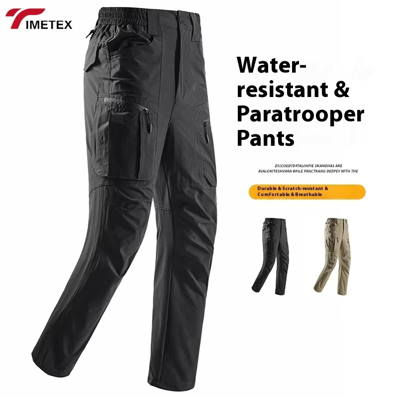 TIMETEX Lightweight Outdoor Hiking Trekking Tactical Pants Plus Size Men Waterproof Breathable