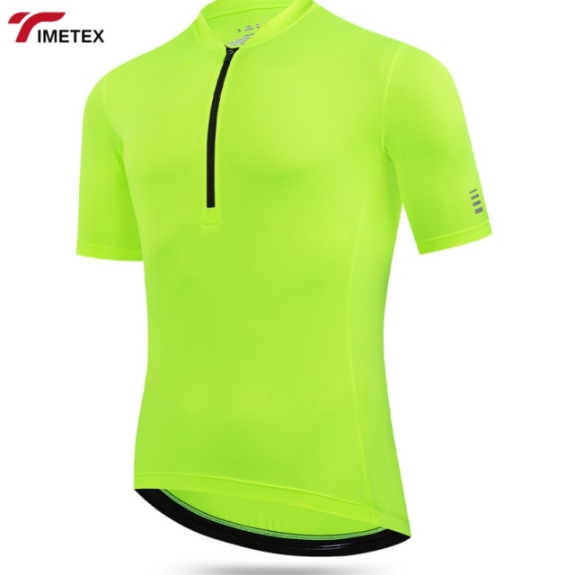 TIMETEX Custom OEM Factory Supply Road Bike Jersey Men Cycling Wear Quick Dry Ventilated Fabric Slim Fit Full Zip