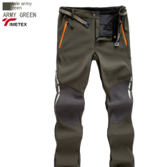 TIMETEX Lightweight Softshell Hiking Pants Waterproof Construction Print Logo Mid Plus Size Polyester Fabric for Outdoor Camping