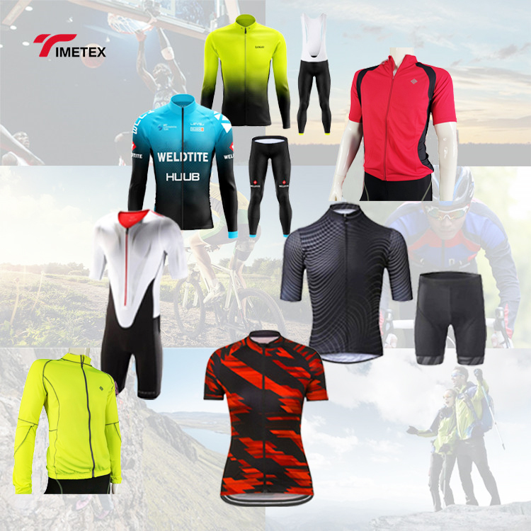 Wholesale Custom Breathable Cycling Bib Shorts and Jersey Mountain Bike Cycle Jersey Pro Team Cycling Jersey Set for Men