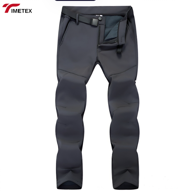 TIMETEX Men's Outdoor Waterproof Hiking Pants Stretch Softshell Construction for Camping and Trekking