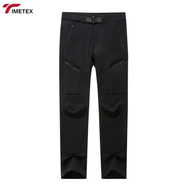 TIMETEX Lightweight Softshell Work Pants Mid Waist Zip Fly Winter Warm Fleece Trouser for Outdoor Hiking Weatherproof Waterproof
