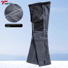 TIMETEX Winter Outdoor Assault Pants Waterproof and Windproof Soft Shell with Rubberized Pile Breathable Casual Style for Hiking