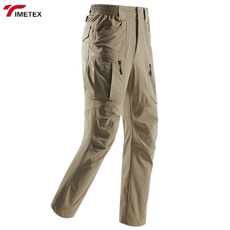TIMETEX Lightweight Outdoor Hiking Trekking Tactical Pants Plus Size Men Waterproof Breathable