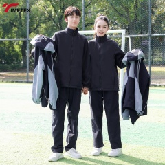New School Uniform Winter Storm Jacket Three-piece High School Windproof Waterproof Men's and Women's  Thickened Suit