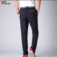 TIMETEX Autumn Winter Men's Sports Fleece Pants Trending Warm Windproof Drawstring Eco-friendly Quick Dry Casual Style Mid Waist
