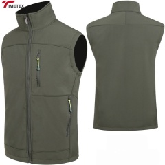 Premium Quality Men's Casual Softshell Fleece Tactical Outdoor Vest Breathable Sublimation-Customizable for Winter Wholesale