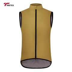TIMETEX Men's Windproof Summer Cycling Jackets Sleeveless Bicycle Racing Vest Top for Road Bike Wear Cycling Jersey Men