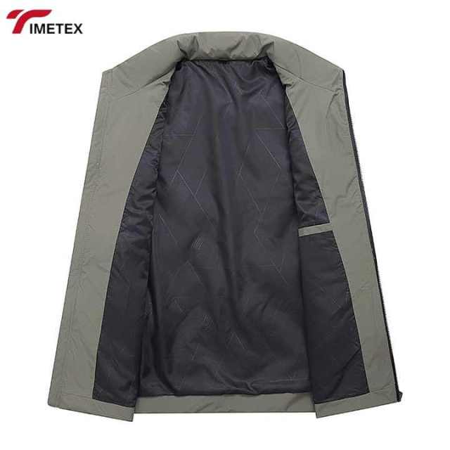 TIMETEX Autumn Winter Vest 90% White Duck Warm Sleeveless Collar Thickened Outer Zipper Logo Casual for Young Business