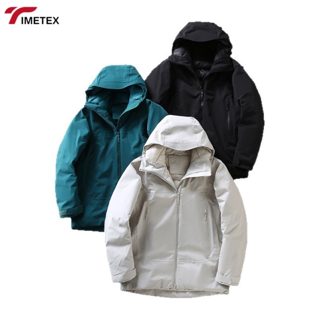 Unisex Winter Jackets with Waterproof Zipper Windproof Snowproof Hood Cold Resistant Anti-Fluff-Regular Size Hiking Clothing