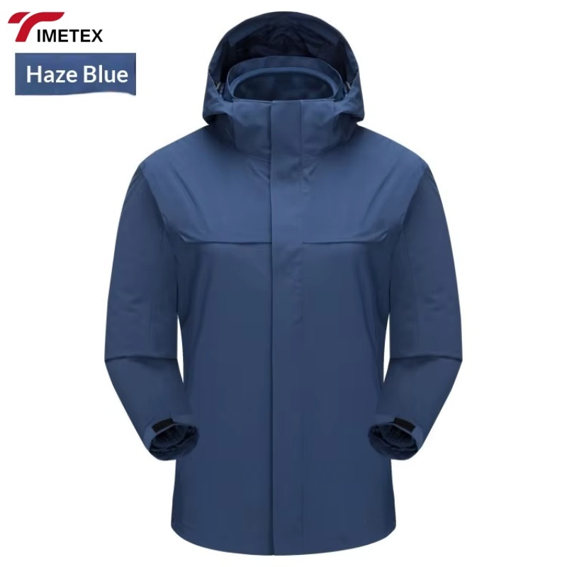 Men's Women's Waterproof Fleece Lining Winter Sports Jacket Breathable Climbing Skiing Removable Outer Layer Clinically Clothing