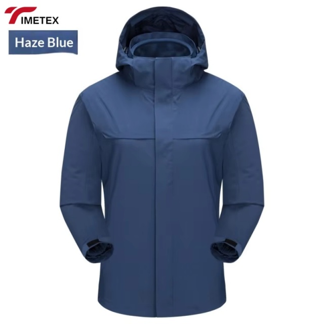 Men's Women's Waterproof Fleece Lining Winter Sports Jacket Breathable Climbing Skiing Removable Outer Layer Clinically Clothing