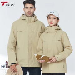 Men's Women's Waterproof Fleece Lining Winter Sports Jacket Breathable Climbing Skiing Removable Outer Layer Clinically Clothing