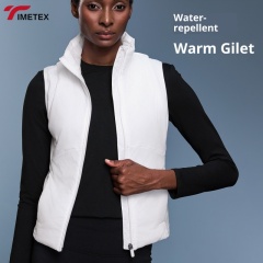 TIMETEX Unisex Sports Regular Waterproof Jackets Lightweight Warm Stand-up Collar Skinny Fit Vest Coat Fleece Vest