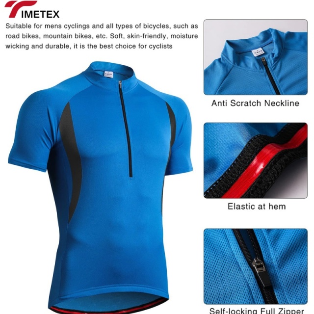 TIMETEX Customized  Cycling Jersey Latest Model Fast Delivery Low MOQ Recycled Fabric Sizes Customized Seamless Bike Breathable