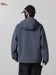TIMETEX Autumn Waterproof Sports Jacket Hooded Windproof Casual Outdoor Coat Running Tracksuit Outwear Custom Logo