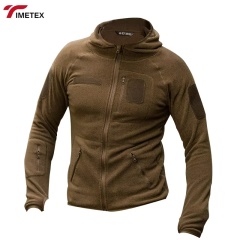 Men's Fleece Pullover with Thick Insulation for Winter and Autumn Warm and Windproof Polar Jacket Outdoor Sport Clothing
