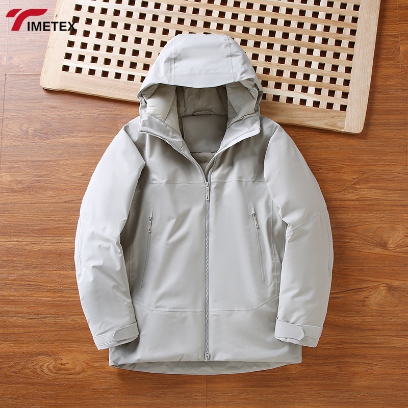 Unisex Winter Jackets with Waterproof Zipper Windproof Snowproof Hood Cold Resistant Anti-Fluff-Regular Size Hiking Clothing
