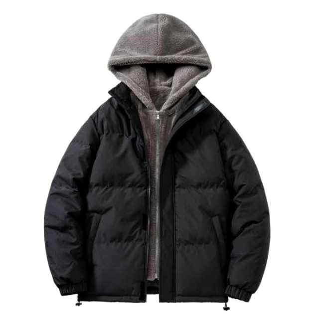 Wholesale Waterproof Breathable Windproof Nylon Black Bubble Puffer Jacket Padded Hood High Quality Custom Logo Shiny Winter