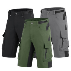 Custom Outdoor Mens Bike Shorts Stretch Breathable Mountain Bike Shorts  Quick Dry Bike Shorts With Zipper Pocket
