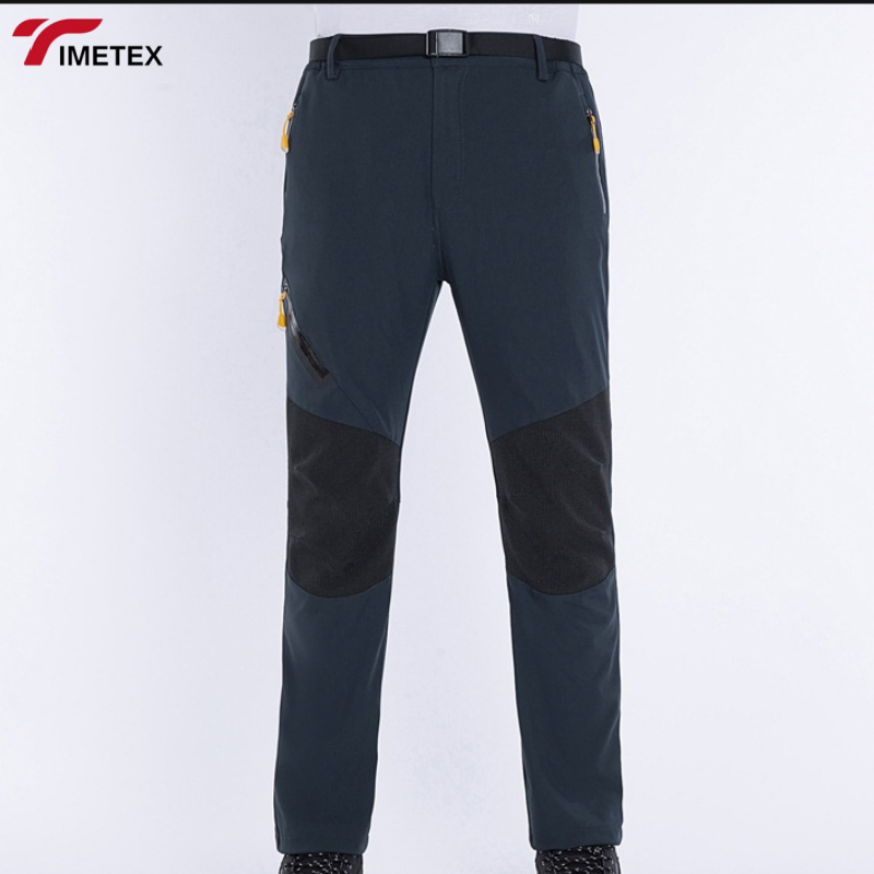 TIMETEX Lightweight Casual Trousers Quick Dry Cargo Outdoor Sport Pants for Summer Hiking Mid Waist Zipper Fly Flat Front Style
