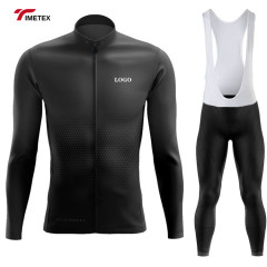 Custom Wholesale Latest Cycling Clothing Sets Men Bib Pants Set Cycling Jersey Outdoor Sportswear Set