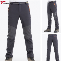 TIMETEX Lightweight Softshell Hiking Pants Waterproof Construction Print Logo Mid Plus Size Polyester Fabric for Outdoor Camping