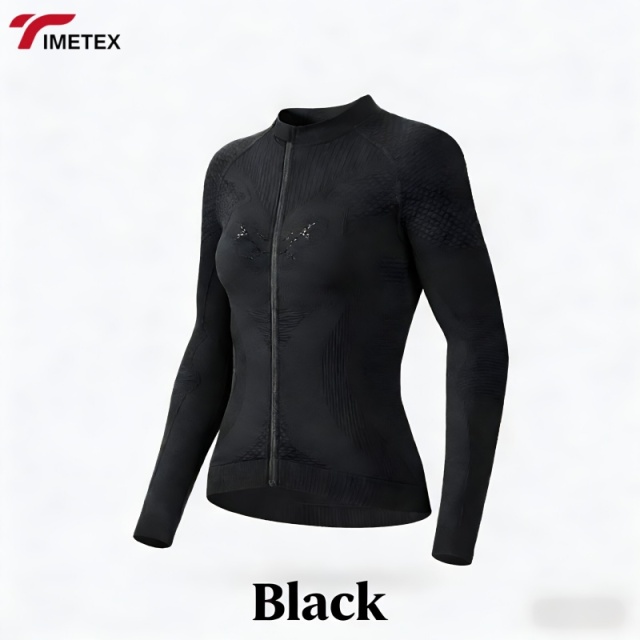 Women's Outdoor Cycling Sports Quick Dry Breathable Long Sleeve Top Moisture Wicking Ski Jacket for Outdoor Sports Windproof