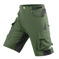 Custom Outdoor Mens Bike Shorts Stretch Breathable Mountain Bike Shorts  Quick Dry Bike Shorts With Zipper Pocket