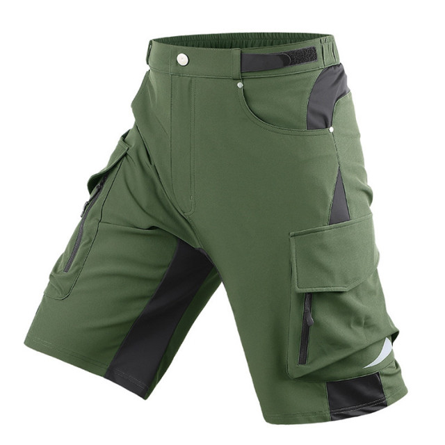 Custom Outdoor Mens Bike Shorts Stretch Breathable Mountain Bike Shorts  Quick Dry Bike Shorts With Zipper Pocket