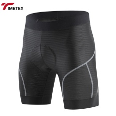 TIMETEX Men's Casual Cycling Shorts with High Compression Padded Bike Underwear Custom Logo Breathable Sportswear