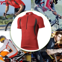 TIMETEX Professional Cycling Jersey Custom Logo UV Protected Quick Dry Soft Breathable Knitted Silk Screen Printing Solid