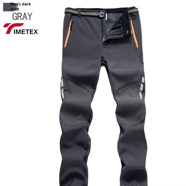 TIMETEX Unisex Outdoor Pants for Trekking Winter Weather-Quick Dry Breathable Waterproof Windproof Elastic Straight Cargo Pants