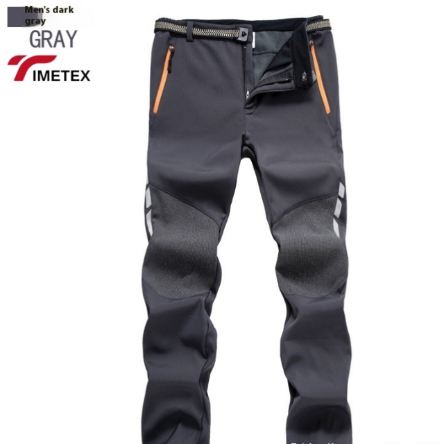 TIMETEX Unisex Outdoor Pants for Trekking Winter Weather-Quick Dry Breathable Waterproof Windproof Elastic Straight Cargo Pants