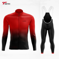 Custom Wholesale Latest Cycling Clothing Sets Men Bib Pants Set Cycling Jersey Outdoor Sportswear Set