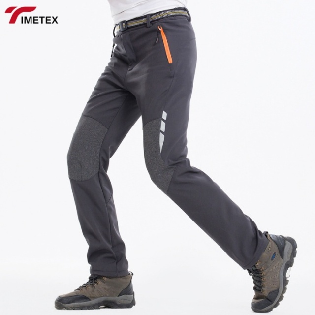 TIMETEX Unisex Outdoor Pants for Trekking Winter Weather-Quick Dry Breathable Waterproof Windproof Elastic Straight Cargo Pants