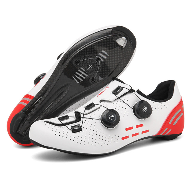 New  Road Bike Lock Shoes Hard Sole Lightweight MTB Racing Race Bike Shoes Cycling Footwear