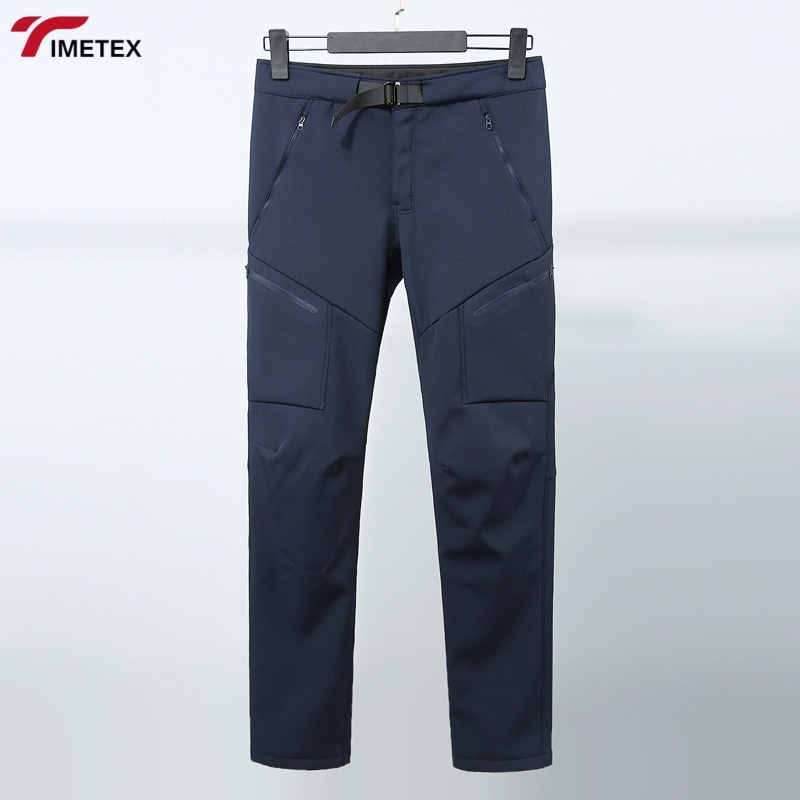 TIMETEX Lightweight Softshell Work Pants Mid Waist Zip Fly Winter Warmth Outdoor Hiking Waterproof Weatherproof