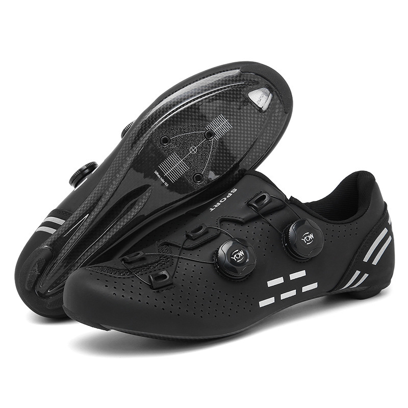New  Road Bike Lock Shoes Hard Sole Lightweight MTB Racing Race Bike Shoes Cycling Footwear