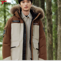 TIMETEX Customized Men's High Quality Winter Workwear Thickened Warm Canadian Duck Jacket Fashionable Waterproof Feature for