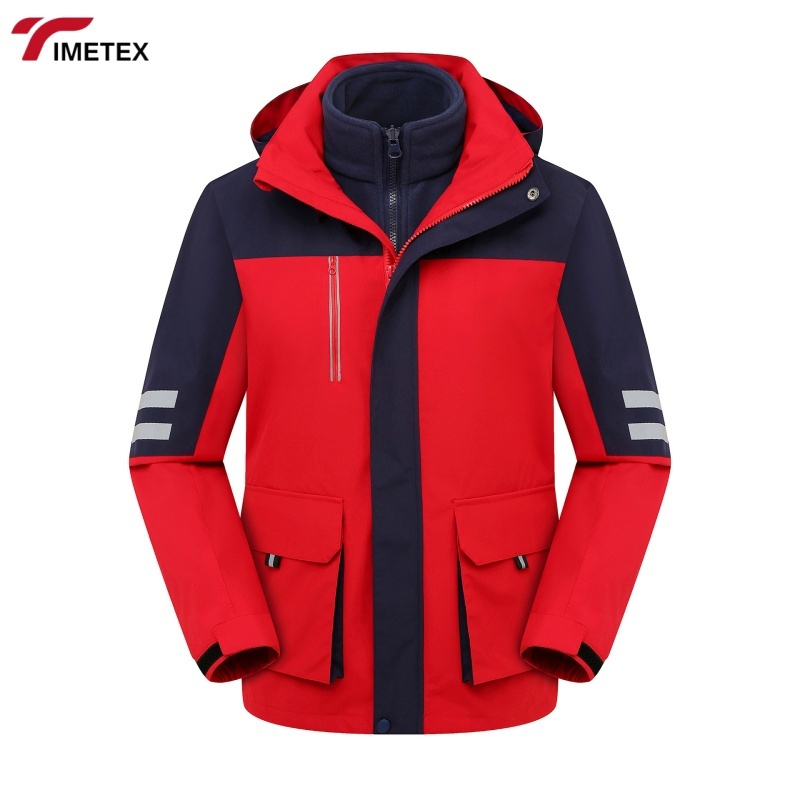 Unisex High-Collar Reversible Lightweight Winter Jacket Waterproof Wind Breaker Plus Size for Men Outdoor Warmth