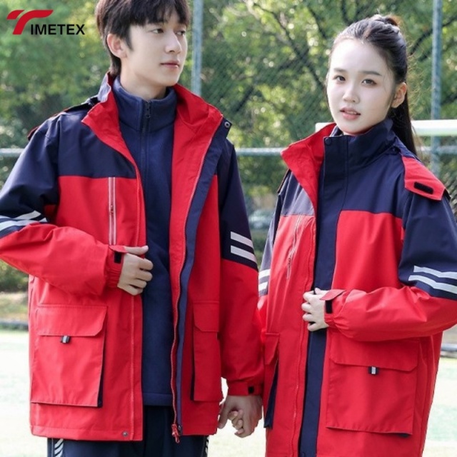 Unisex High-Collar Reversible Lightweight Winter Jacket Waterproof Wind Breaker Plus Size for Men Outdoor Warmth