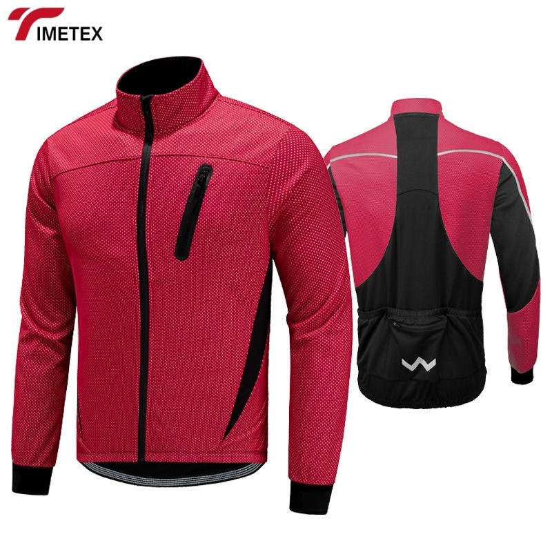 TIMETEX Winter Snow Jacket with Stand Waterproof Canvas Embroidered Zipper Closure for Outdoor Cycling Mountaineering in Spring
