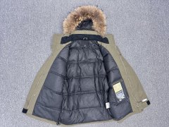 90-Piece Thick White Duck Fur Collar Hood Custom-Made Windproof Winter Workman's Jacket for Men Warm Down Coat for Protection