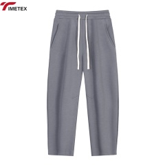 Pure Cotton Winter and Autumn Work Pants Solid Color High-waisted Pocket Straight-leg Pants Wide-leg Loose-fitting Sports Pants